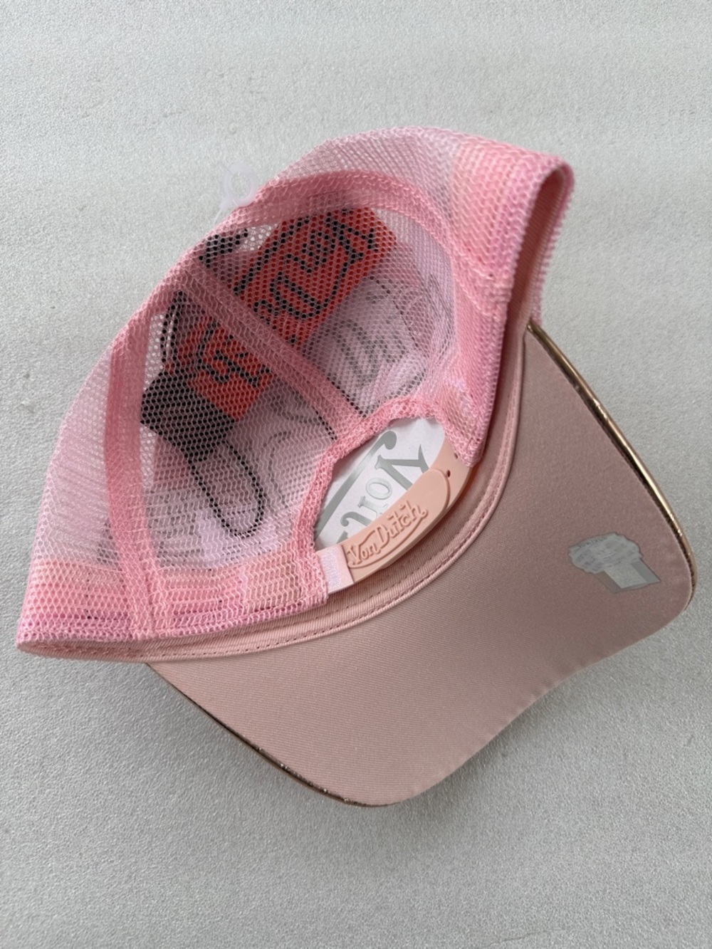 Von Dutch Rose Gold Trucker Hat - Picture 3 of 6